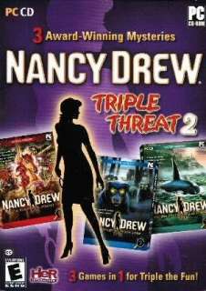 NEW PC Nancy Drew Haunted Carousel+Moon Lake+Deceptio  