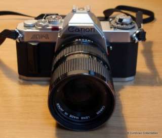 Canon AV 1 35mm SLR Camera With Canon 35 70mm Zoom Lens  