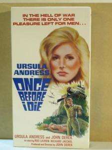 ONCE BEFORE I DIE (1985) URSULA ANDRESS VHS  