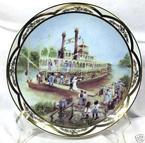 RIVERBOAT HONEYMOON RUSTY MONEY SIGNED COLLECTOR PLATE  