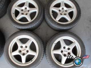 four 93 97 Chevy Camaro SS Factory 17 Wheels Tires OEM Rims 5055 