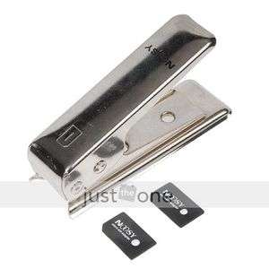 New Micro SIM Card Cutter For iPhone 4 4G + 2 Adapter  