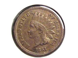 RARE 1861 Indian Head Cent Penny UNC ++++ BIN OFFERS  