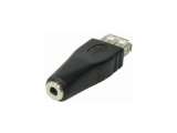  USB/Klinke Adapter, USB Buchse A auf 3,5mm Klinke Buchse 