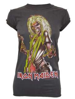Iron Maiden Killers Rock T Shirt Amplified Womens NEW  