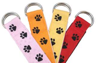 One Paw Prints Ribbon Watch Band   Your Choice of Color  