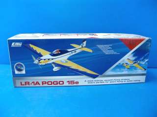 B5 E flite LR 1A Pogo ARF 15e Electric R/C Airplane Kit EFL4200 Sport 