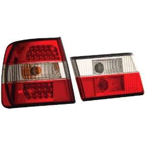 Anzo USA 321073 BMW Red/Clear LED Tail Light Assembly   (Sold in Pairs 