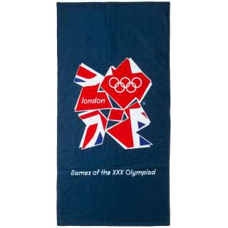 LONDON OLYMPICS 2012 LOGO TOWEL 100% OFFICIAL NEW  