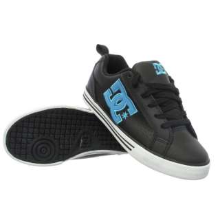 Womens DC Shoes Conquer Black Blue Trainers Size 3 8  