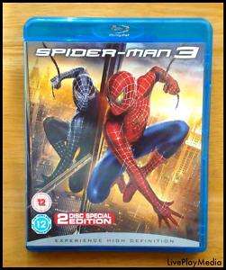SPIDERMAN 3 BLU RAY 2 DISC SPECIAL EDITION MINT UK  