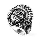 tibetan silver us 11 cocktail ring carved indian chief location