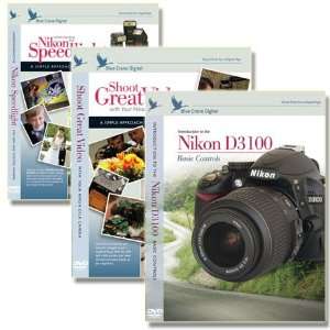  Blue Crane Digital Nikon D3100 DVD 3 Pack Volume 1 