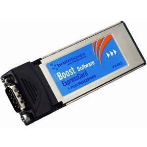  New   Brainboxes VX 023 1 port ExpressCard Serial Adapter 