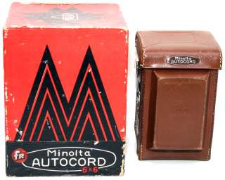 Minolta Autocord 6x6 con Rokkor 75/3,5 box originale  