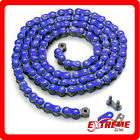 CATENA MOTO EK MVXZ PASSO 520 120 MAGLIE BLU BLUE CHAIN