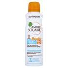   spray £ 9 95 free garnier ambre solaire light silky high spf 30
