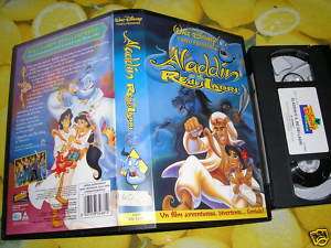 Aladdin e il re dei ladri  VHS W.Disney  