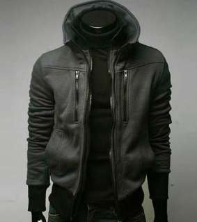 New Fashion Coat Mens Jacket Slim Stylish Top Designed Hoody M L XL 