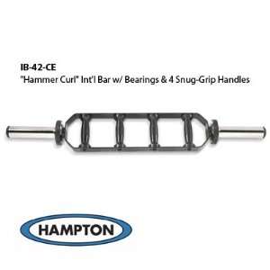 Hampton Hammer Curl International Bar w/ Bearings & 4 Urethane Snug 