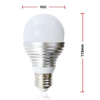 Bulbo LED per illuminazione cambia colore luce 3 w 180l  