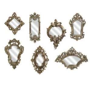   52977 7 Loletta Victorian Inspired Mirrors   Set of 7