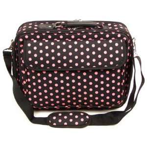 15 Black Laptop Computer Case Notebook Bag with Pink 