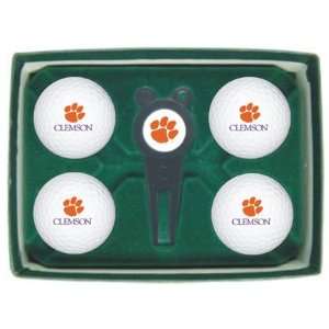 Clemson University Tigers NCAA Golf Ball & Divot Gift Set  