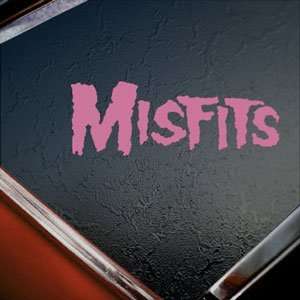  Misfits Pink Decal Punk Band Car Truck Window Pink Sticker 