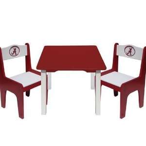  Alabama Crimson Tide Child Table & Chair Set Sports 