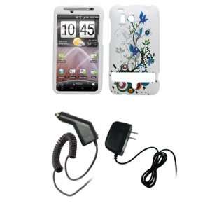   Car Charger (CLA) + Home Wall Charger for Verizon HTC Thunderbolt 6400