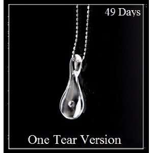  Korean Drama 49 Days Teardrop Necklace One Tear 