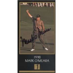  Mark OMeara Autographed / Signed 1998 Grand Slam Golf 