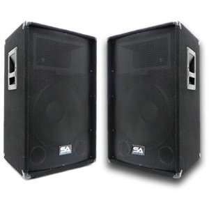    Pair of 15 PA DJ Speakers 700 Watts PRO Audio   Mains, Monitors 
