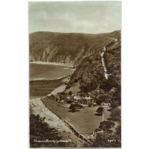 1930s Vintage Postcard Manor House Lynmouth England UK