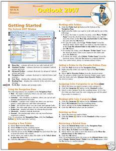 Microsoft Office Outlook 2007 Quick Source Guide  