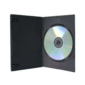  200pcs Single Slim 7mm Ultra Thin Black CD/DVD Cases Electronics