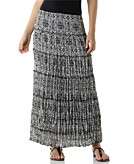    Sunny Leigh Printed Crinkle Skirt  