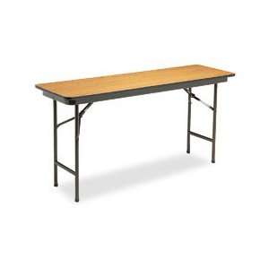  Basyx FTD1860MBRN Deluxe Folding Table, 60 x 18 x 29h 