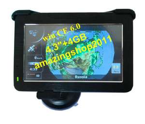 4GB 4.3 4.3 car GPS Navigation Touch Screen GPS FM MP3/4 FREE MAP 4GB 