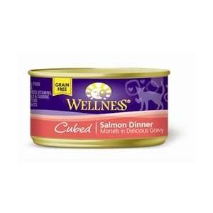   Cubed Salmon Dinner Canned Cat Food 3oz (24 in case)