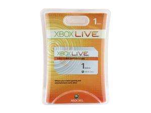    Microsoft 1 Month Xbox Live Gold Subscription Card