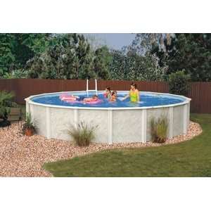   Meadow Breeze Road Oval Above Ground Pool Package 52 Deep 8 Top Rail