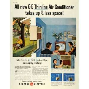   Air Conditioner Window Casement New G E   Original Print Ad Home