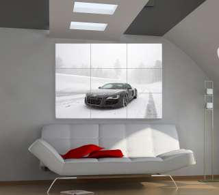 Audi At The Snow GIANT WALL POSTER HD PRINT 57x39 b512  