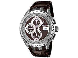   Irony Chrono Automatic Right Track Brown Dial Mens watch #SVGK408