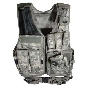 FirePower Deluxe Airsoft Tactical Vest   Digi Camo  Sports 