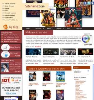Classic Comedy, Movie Drama DVD Website For Sale  
