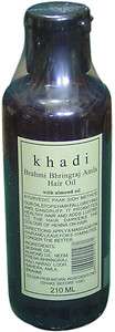 Khadi Brahmi Bhringraj Amla Hair Oil with Almond Oil 210 ML  