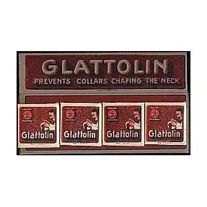 Vintage Glattolin Wax Store Drugstore Display Full with Boxes of Wax 